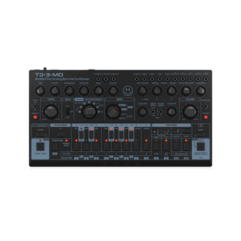 Behringer TD-3-MO-BK "Modded Out" Analog Bass Line Synthesizer, EU Plug