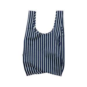 Baggu Big Baggu Shopper Bag, Navy Stripe