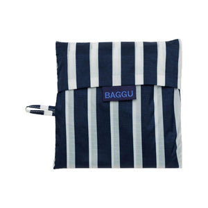Baggu Big Baggu Shopper Bag, Navy Stripe