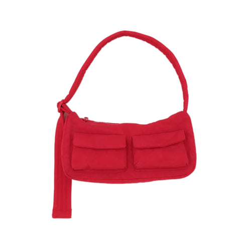 Baggu Cargo Shoulder Bag, Candy Apple Red