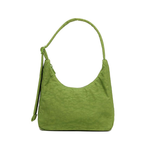 Baggu Mini Nylon Shoulder Bag, Green Juice