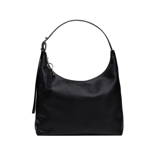 Baggu Recycled Leather Shoulder Bag, Black