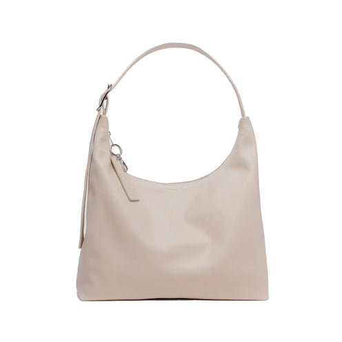 Baggu Recycled Leather Shoulder Bag, Stone