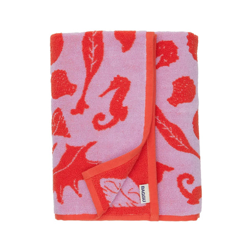Baggu Bath Towel, Sea Shells