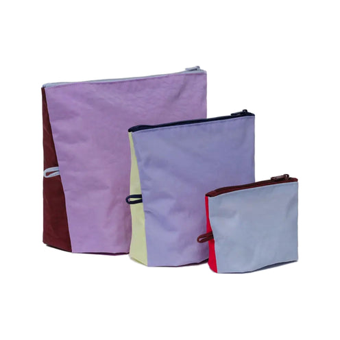Baggu Go Pouch Set, Kaleidoscope Mix