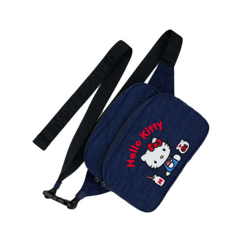 Baggu Fanny Pack Bag, Embroidered Hello Kitty Milkshake