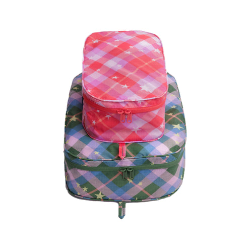 Baggu Packing Cube Set, Star Plaid