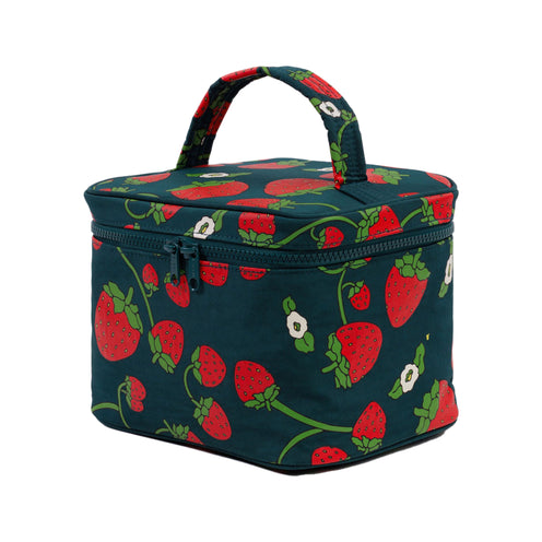 Baggu Large Cosmetic Case, Strawberry Blossom