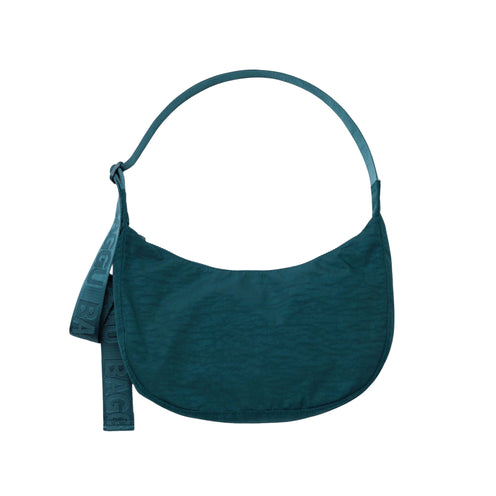 Baggu Medium Nylon Crescent Bag, Deep Sea