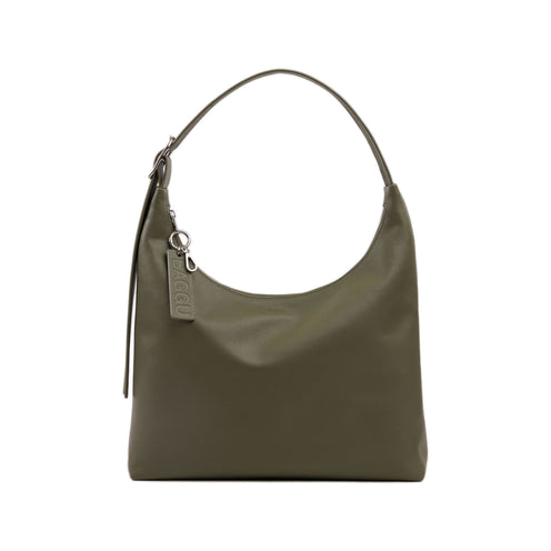 Baggu Recycled Leather Shoulder Bag, Loden