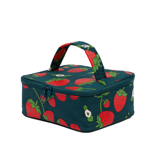 Baggu Small Cosmetic Case, Strawberry Blossom