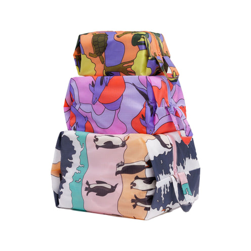 Baggu 3D Zip Set, Vacation Animals