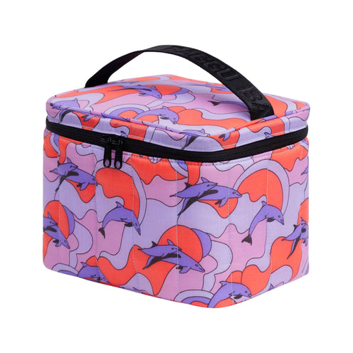 Baggu Puffy Lunch Bag, Dolphins