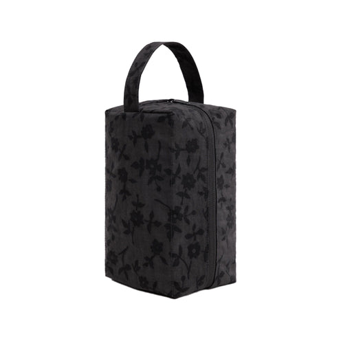 Baggu Dopp Kit, Charcoal Ditsy Floral