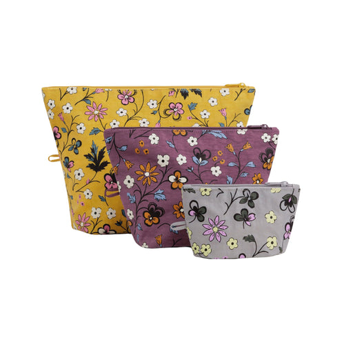 Baggu Go Pouch Set, Wildwood Mix