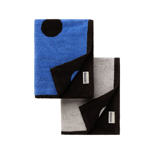 Baggu Hand Towel, Polka Dot Mix, Set of 2