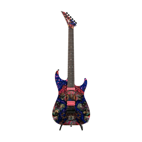 Charvel USA Custom Shop DK HS HHT Electric Guitar, Burled Resin