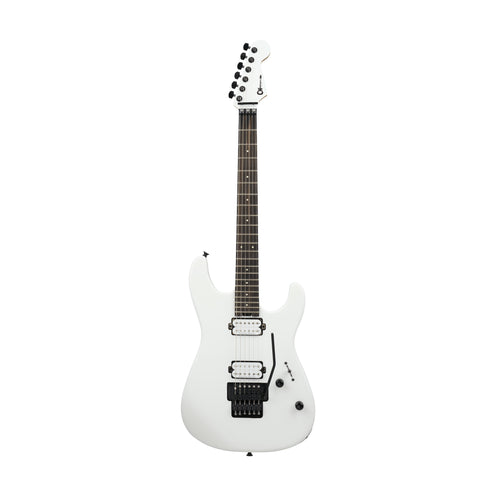 Charvel Pro Mod Plus San Dimas SD1 HH FR Electric Guitar, Ebony, FB, Snow White
