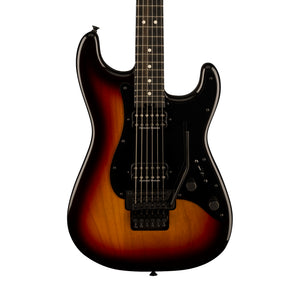 Charvel Pro-Mod So-Cal Style 1 HH FR E Electric Guitar, Ebony FB, 3-tone Sunburst