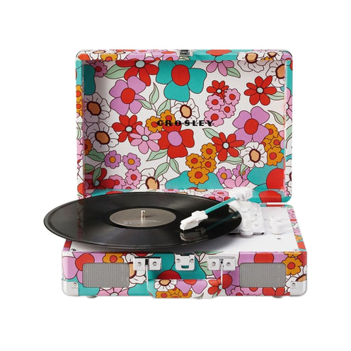 Crosley Cruiser Plus Turntable, Groovy Floral