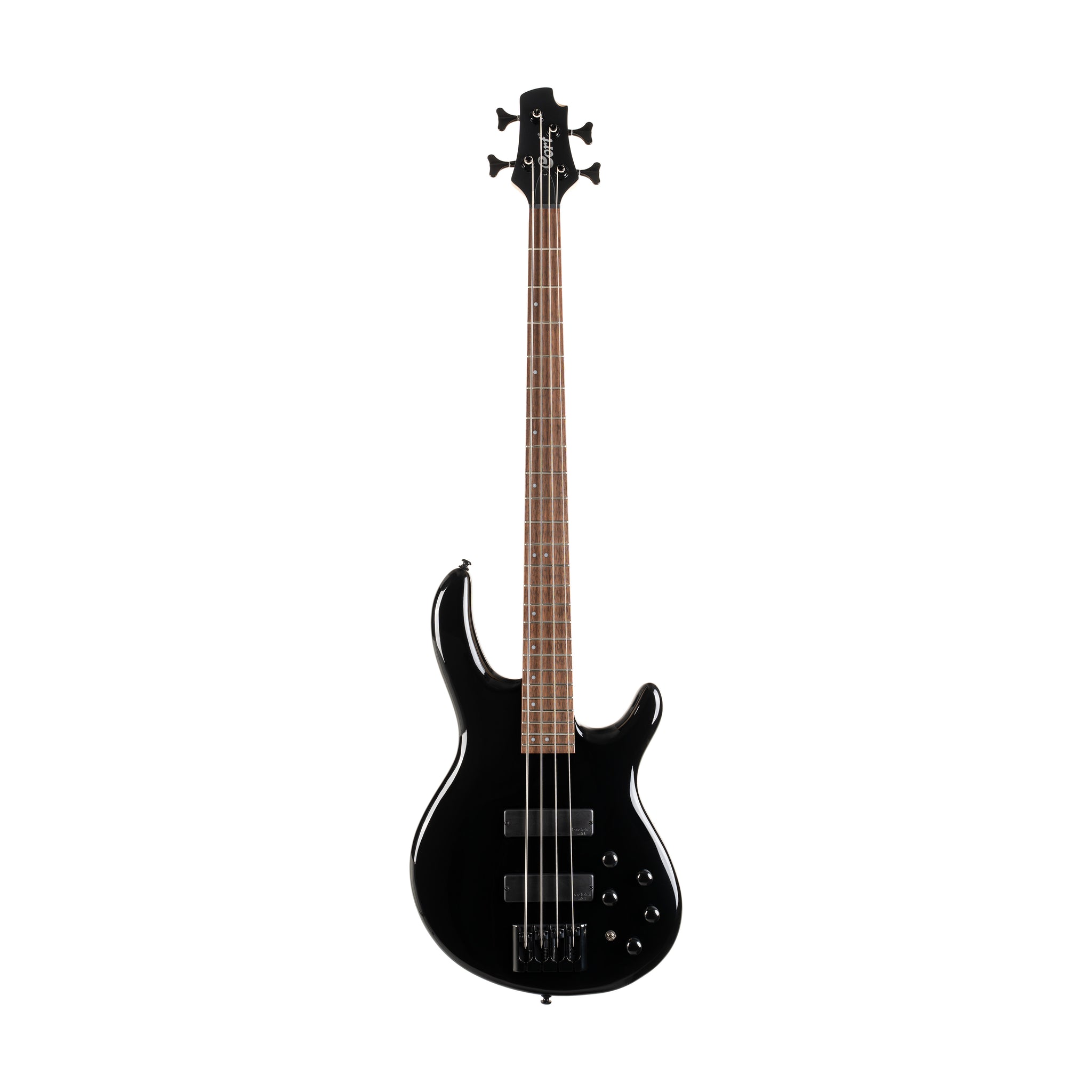 Cort C4 Deluxe Electric Bass Guitar, Black