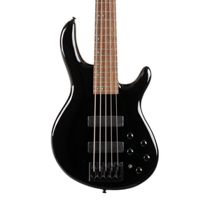 Cort C5 Deluxe Electric Bass Guitar, Black