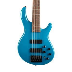 Cort C5 Deluxe Electric Bass Guitar, Candy Blue