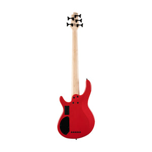 Cort C5 Deluxe Electric Bass Guitar, Candy Red