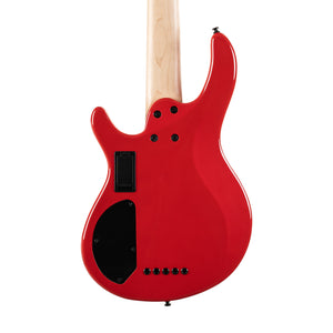Cort C5 Deluxe Electric Bass Guitar, Candy Red
