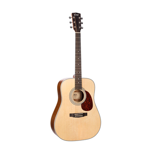 Cort EARTH70LH-OP Left-Handed Acoustic Guitar, Open Pore
