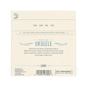 D'Addario EJ99T Pro-Arte Carbon Tenor Ukulele Strings