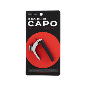 D'Addario PW-CP-19S NS Pro Plus Guitar Capo, Silver