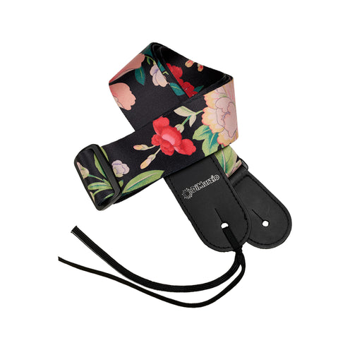 DiMarzio DD3154 Steve Vai Guitar Strap, Botanical Black