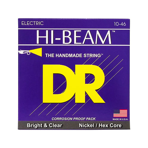 DR Strings MTR-10 Hi-Beam Electric Guitar Strings, Medium 10-46