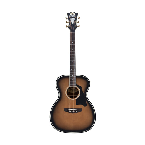 D'Angelico Premier Tammany OM Acoustic-Electric Guitar, Aged Burst