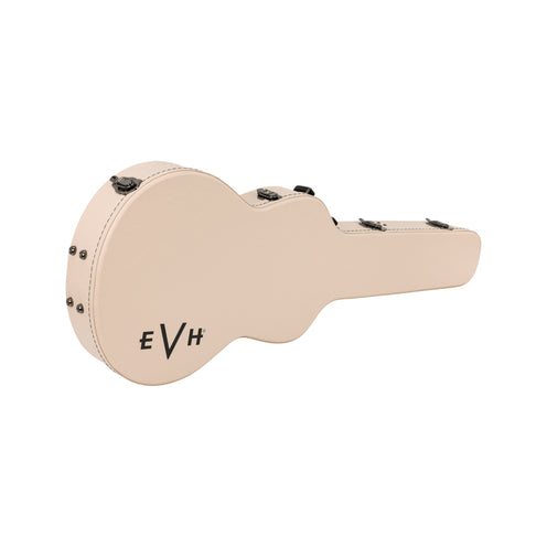 EVH Wolfgang SA-126 Wooden Case, Ivory Exterior / Blue Plush Interior