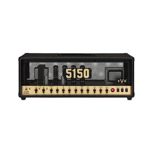 EVH 5150 Iconic Series 80W EL34 Guitar Amplifier Head, Black, 230V UK