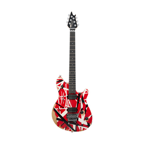 EVH Limited Edition Wolfgang Special Striped Red/Black/White Stripes Electric Guitar