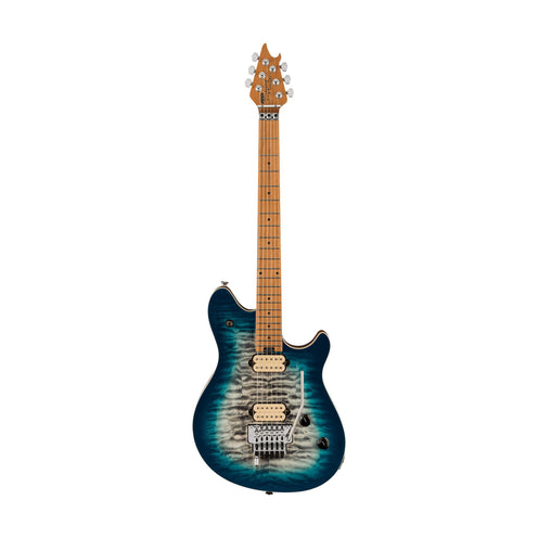 EVH Wolfgang Special QM Electric Guitar, Baked Maple FB, Indigo Burst