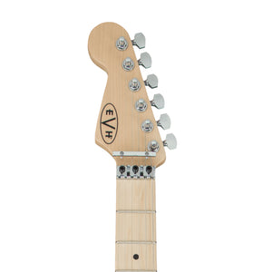 EVH Striped Series Left-Handed Electric Guitar, Maple FB, Red/Black and White Stripes