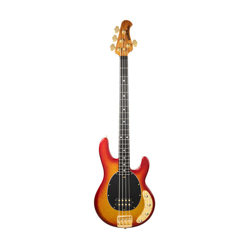 Ernie Ball Music Man StingRay Special Bass Guitar w/Gold Hardware, Roasted Ebony FB, Cherry Punch