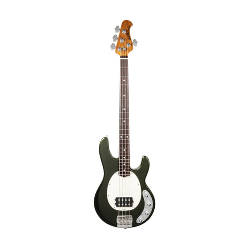 Ernie Ball Music Man StingRay Special Bass Guitar w/Chrome Hardware, Roasted RW FB, Fallout Green