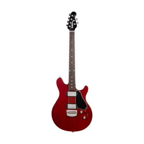 Ernie Ball Music Man Valentine HH Electric Guitar, RW FB, Cherry