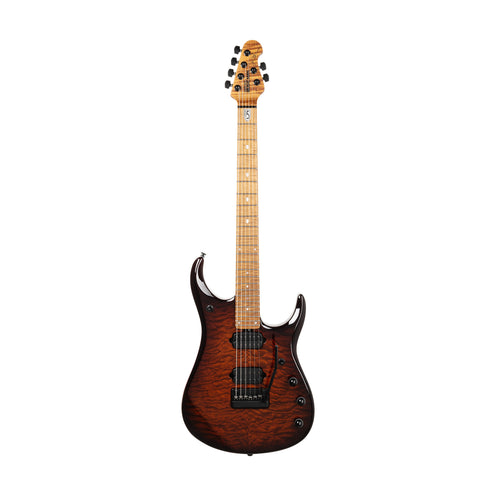 Ernie Ball Music Man John Petrucci JP15 Electric Guitar w/Black Hardware, Amber Waves Quilt