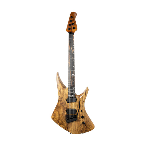 Ernie Ball Music Man Kaizen 6-String Electric Guitar w/Black Hardware, Ebony FB, Black Limba