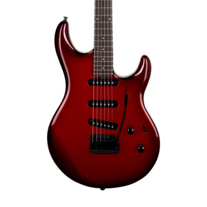 Ernie Ball Music Man Steve Lukather L4 SSS Electric Guitar, RW FB, Redburst