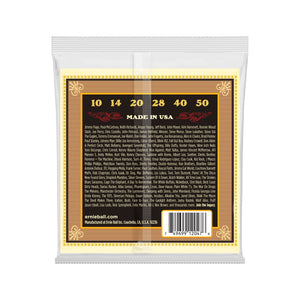 Ernie Ball Earthwood Silk and Steel Extra Soft 80/20 Bronze Acoustic Guitar Strings, 10-50