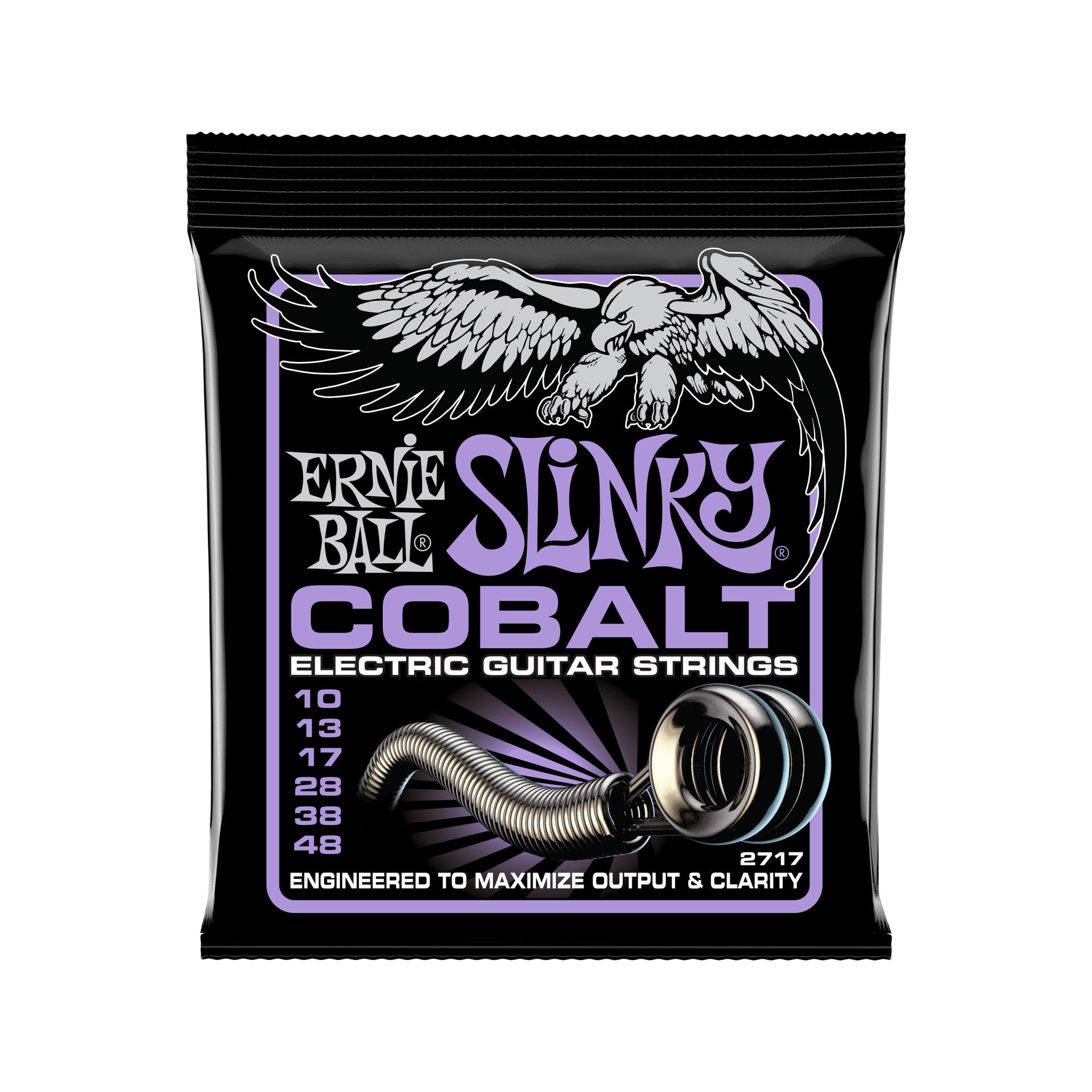 Ernie Ball Ultra Slinky Cobalt Electric Guitar Strings, 10-48