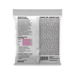 Ernie Ball Super Slinky Flatwound Electric Bass Strings, 45-100