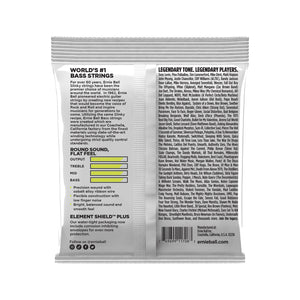 Ernie Ball Regular Slinky Flatwound Short Scale Electric Bass Strings, 45-105